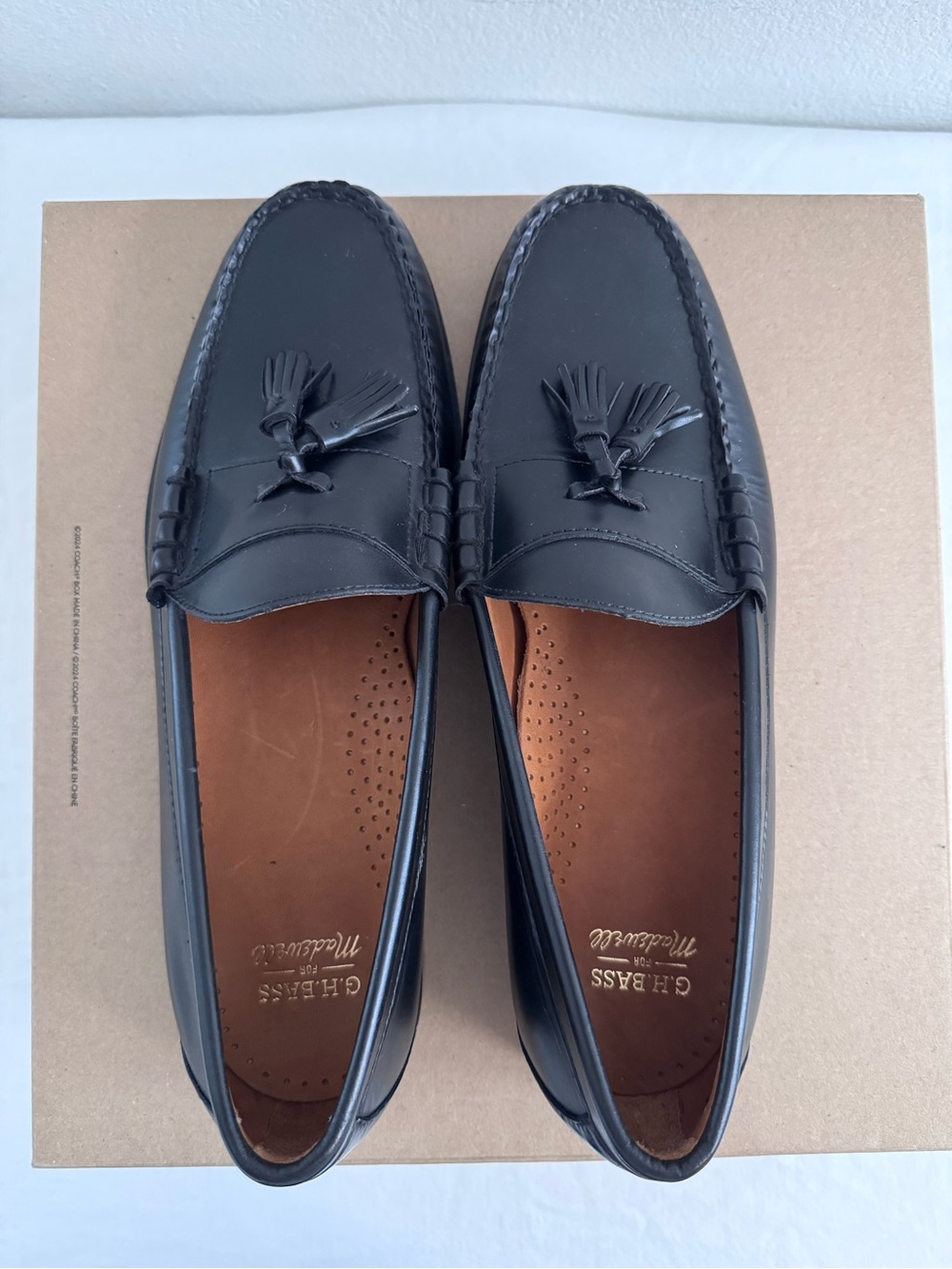 New Madewell GH BASS Lennox Weejuns Loafers Size 12 - Picture 5 of 15